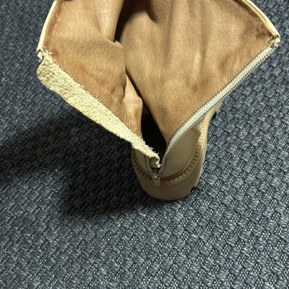 Free people, chunky leather ankle boots size 38 - Picture 3 of 5